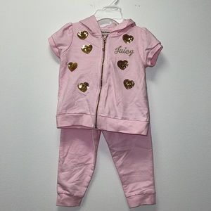 Juicy Couture Toddler pant set